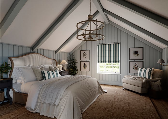 The British Stripe Co. Edgar, Teignbridge No.1 - Roman Blind - Image 6